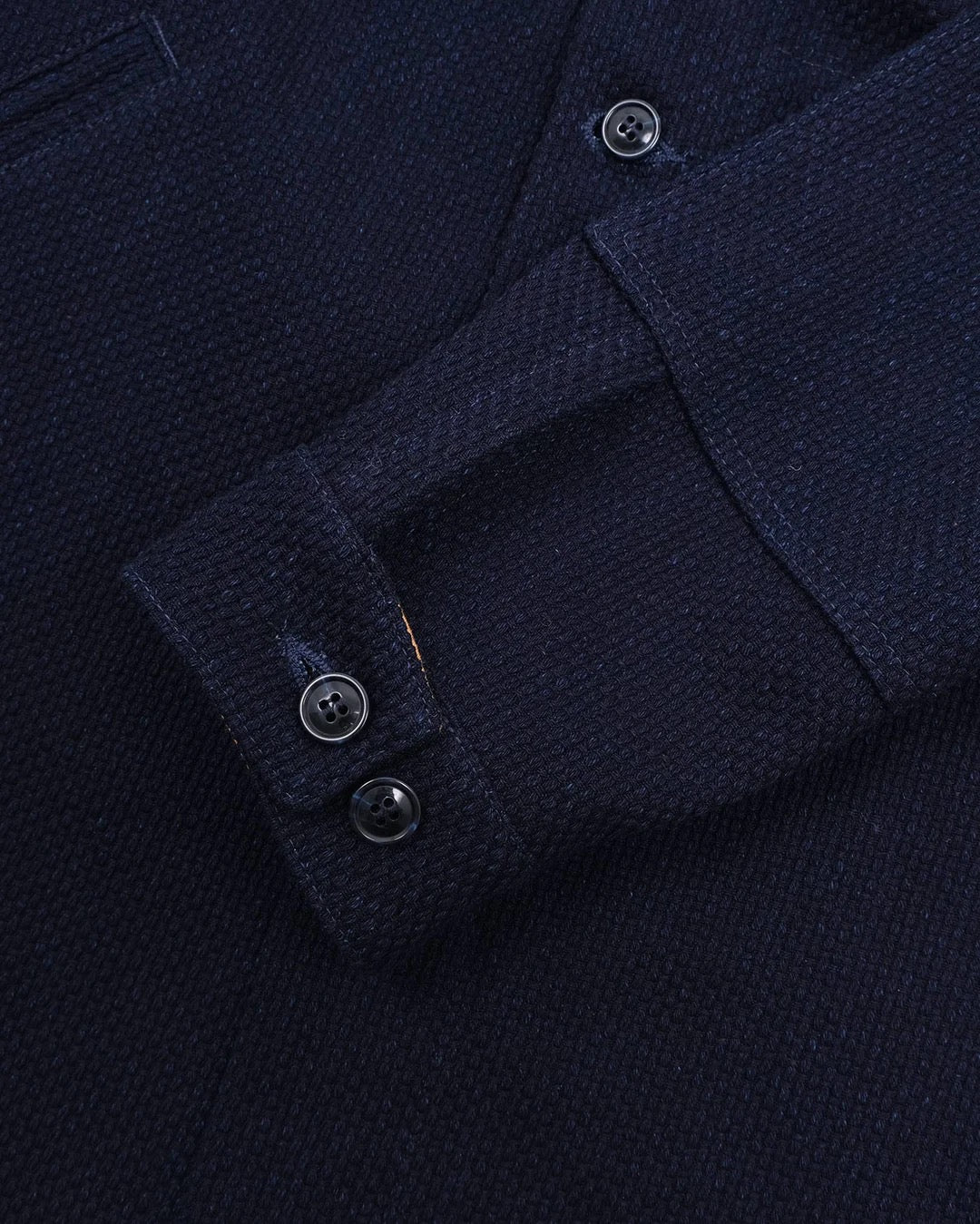 Dehen 1920 - Skyline Overshirt Indigo Sashi-Ori [OS003-INS]