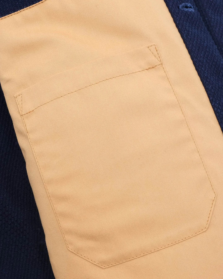 Dehen 1920 - Skyline Overshirt Indigo Sashi-Ori [OS003-INS]