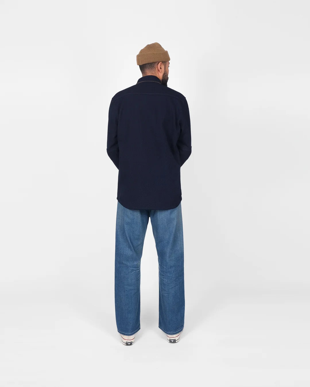 Dehen 1920 - Skyline Overshirt Indigo Sashi-Ori [OS003-INS]