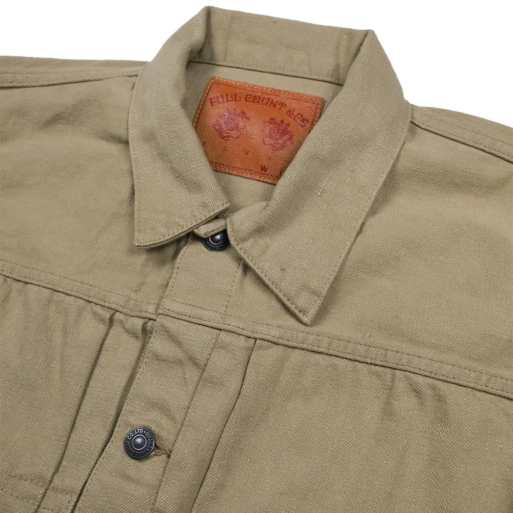 Full Count - Type 1 Beige Denim Jacket [2107BE]