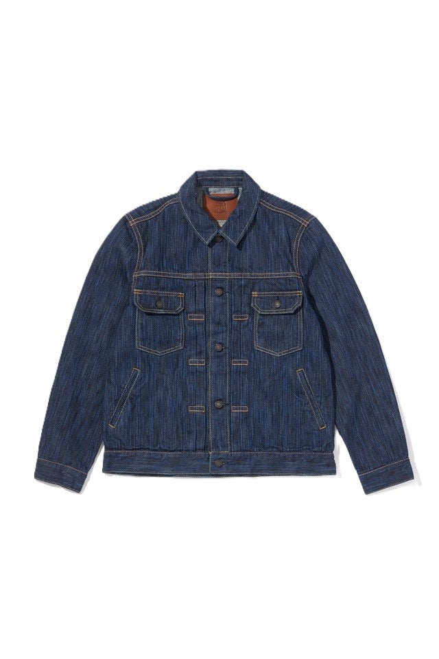 Pure Blue Japan Waterfall Denim Type 2 Jacket [6225-D]