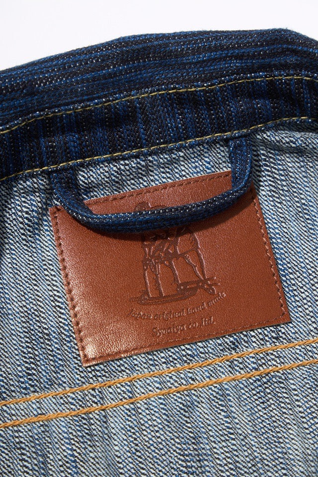 Pure Blue Japan Waterfall Denim Type 2 Jacket [6225-D]