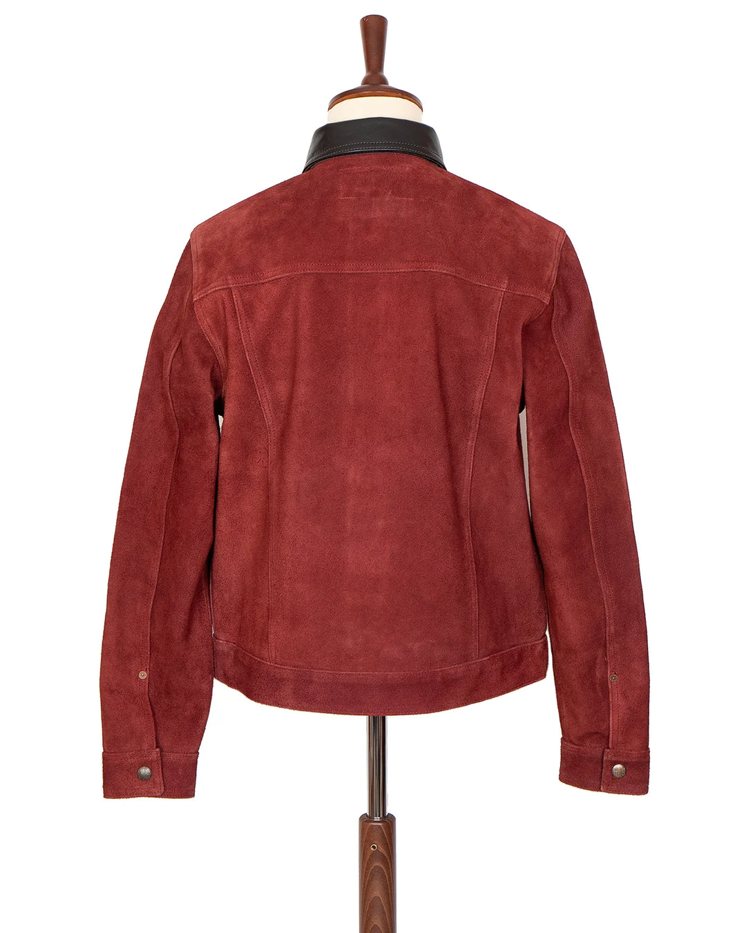 Indigofera Fargo Quarter Leather Jacket - Roughout Wine ON PREORDER*