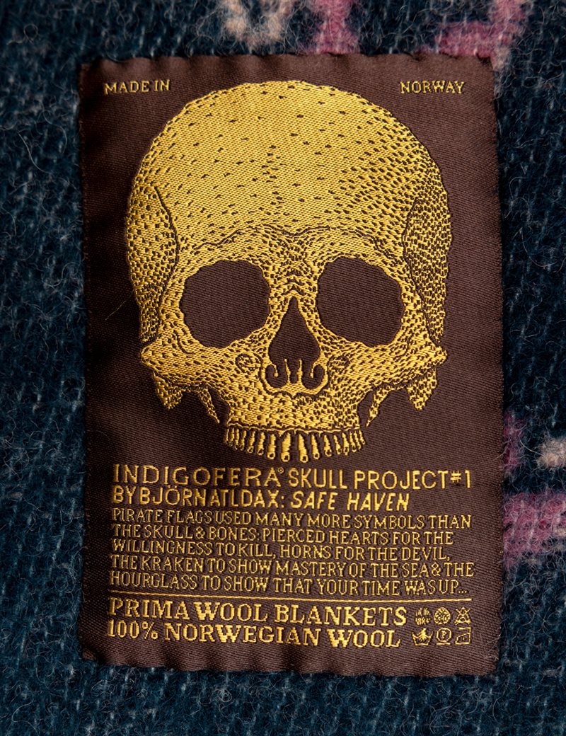 Indigofera x Björn Atldax - "Safe Haven" Wool Blanket ON PREORDER*