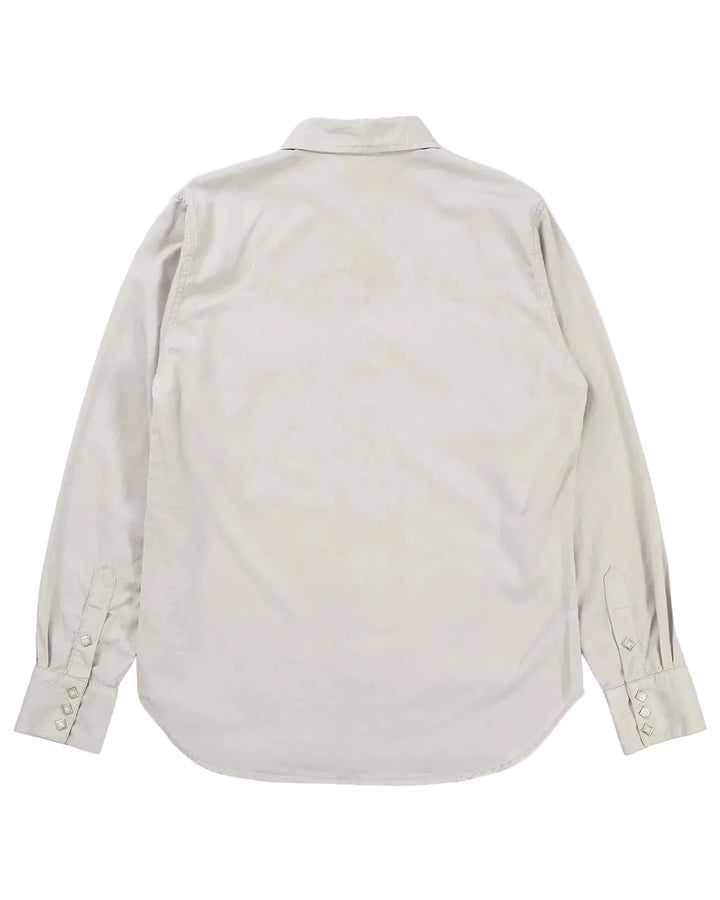 Indigofera - Buster Twill Grey Western Shirt