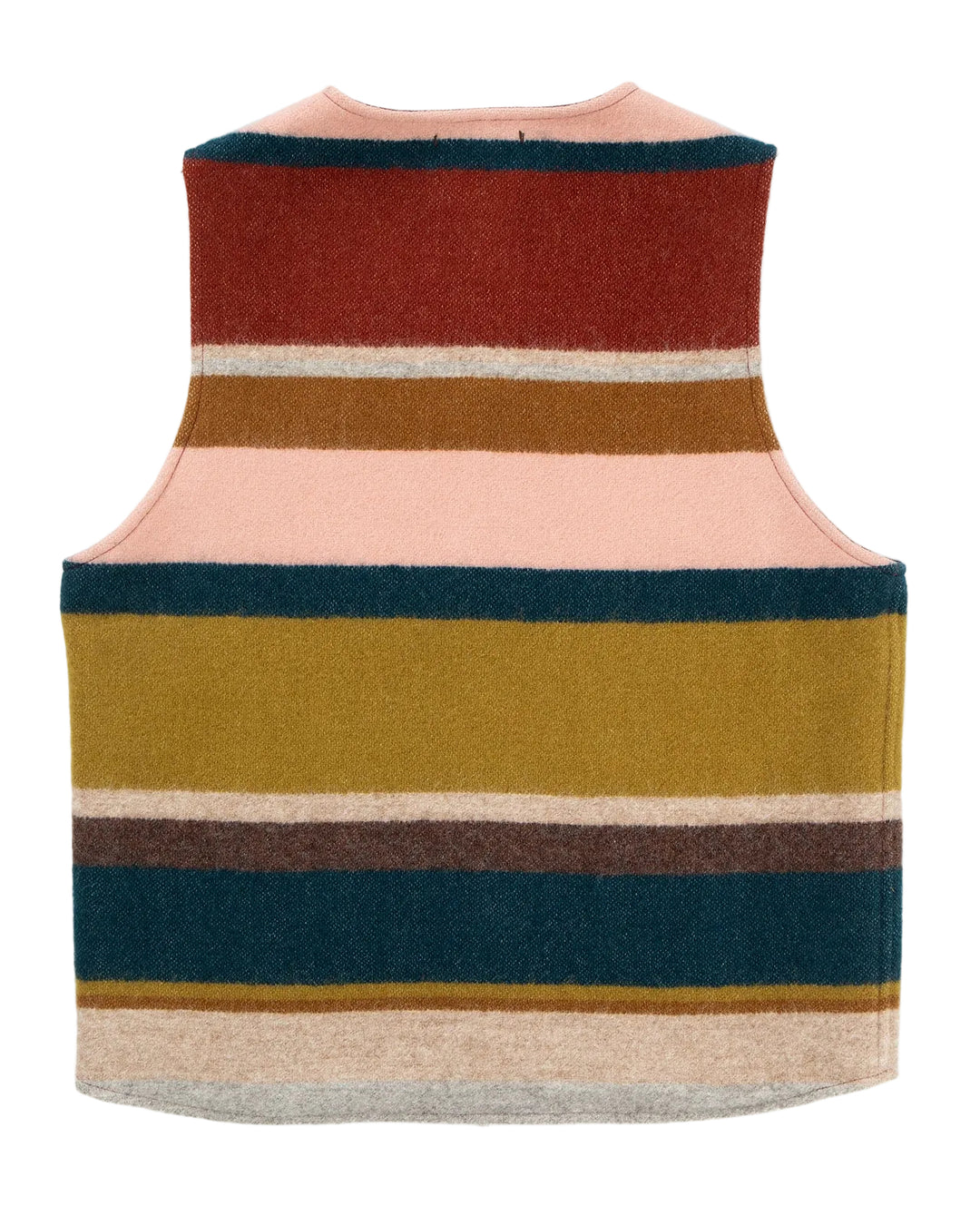 Indigofera - Catskill Striped Wool Blanket Vest ON PREORDER*