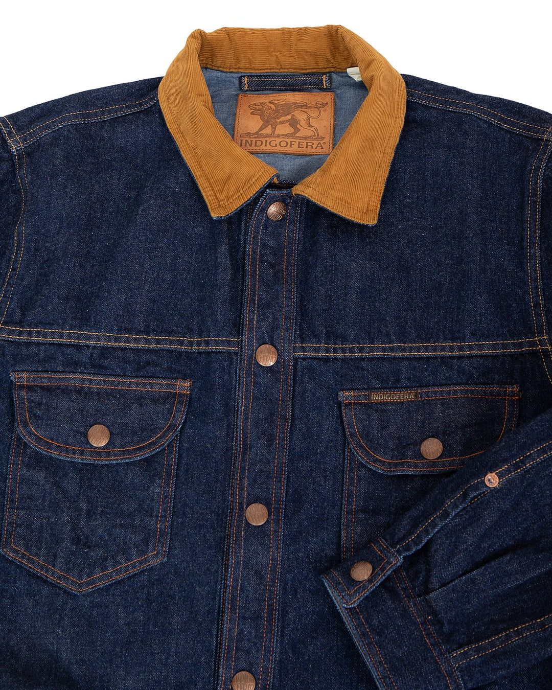 Indigofera Fargo Trucker Jacket - Denim
