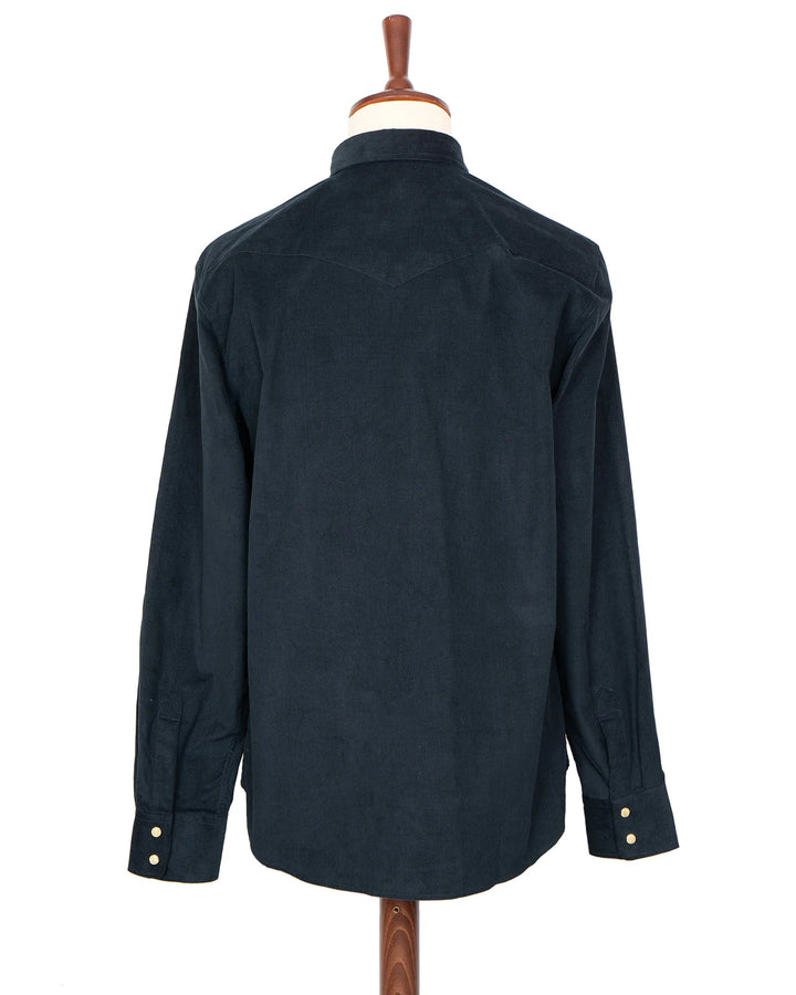 Indigofera Sideras Corduroy Shirt - Navy