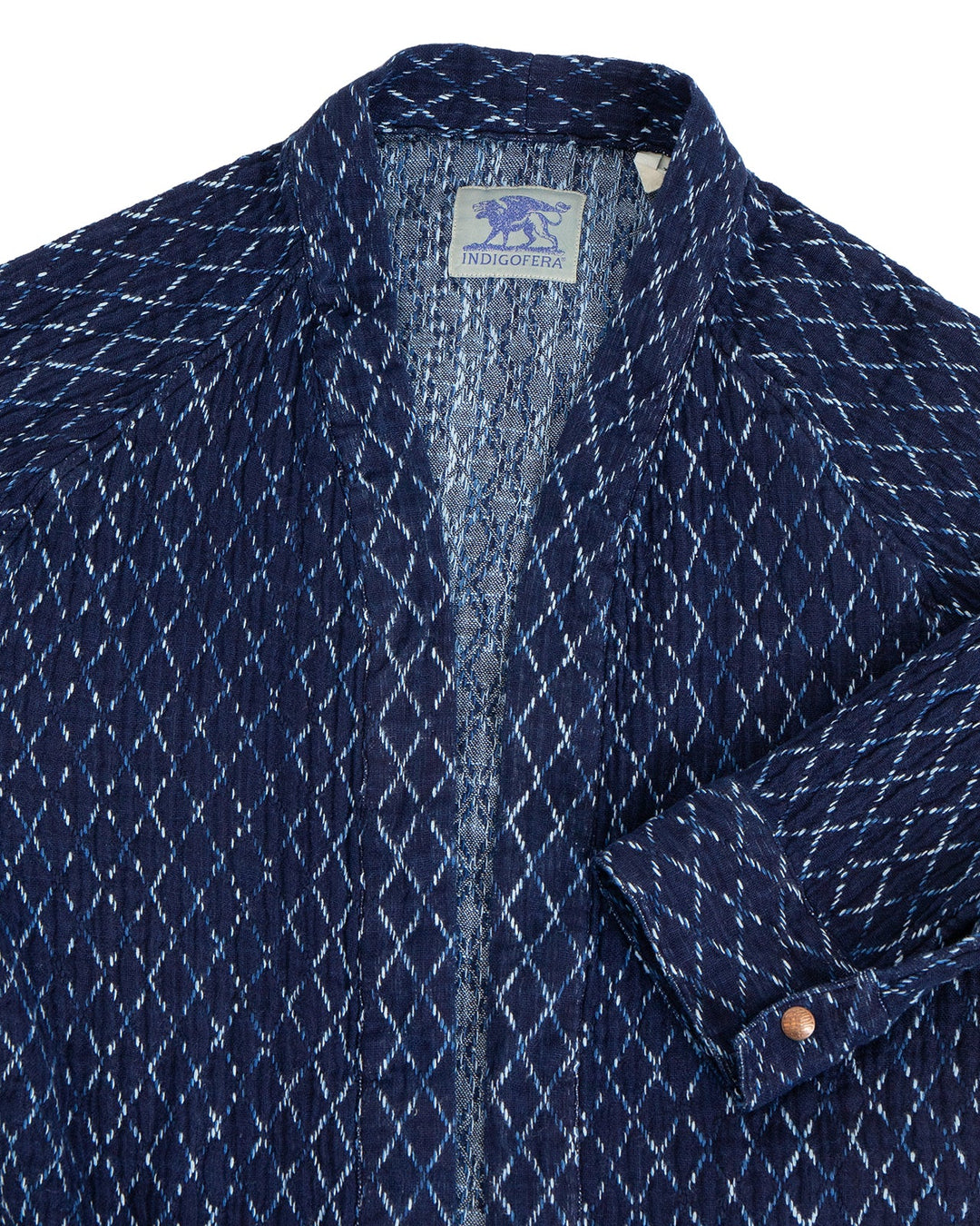 Indigofera Slowhand Shirt - Kasuri Sashiko