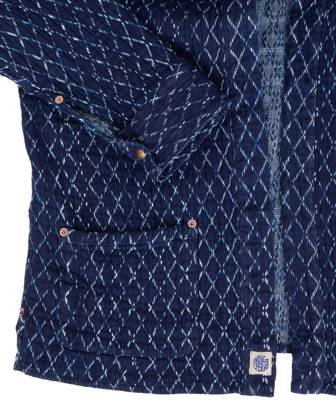 Indigofera Slowhand Shirt - Kasuri Sashiko