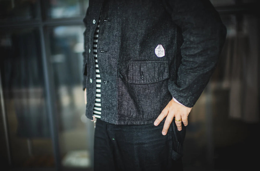 TCB - Catface 10.2oz Black Denim Jacket ON PREORDER*