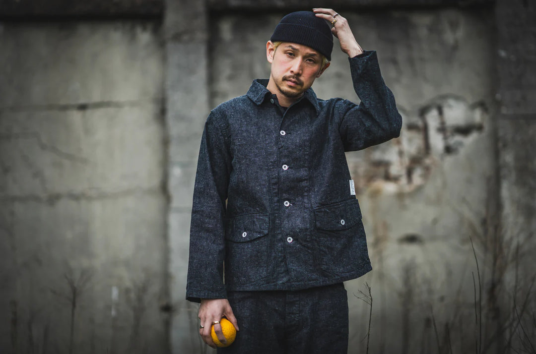 TCB - Catface 10.2oz Black Denim Jacket ON PREORDER*