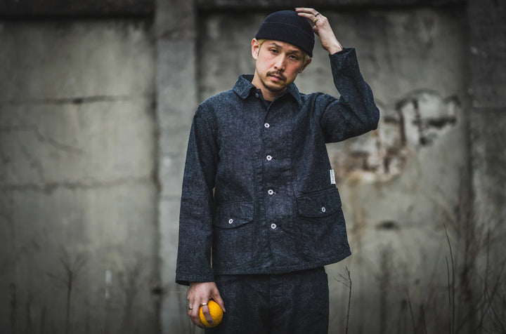 TCB - Catface 10.2oz Black Denim Jacket ON PREORDER*