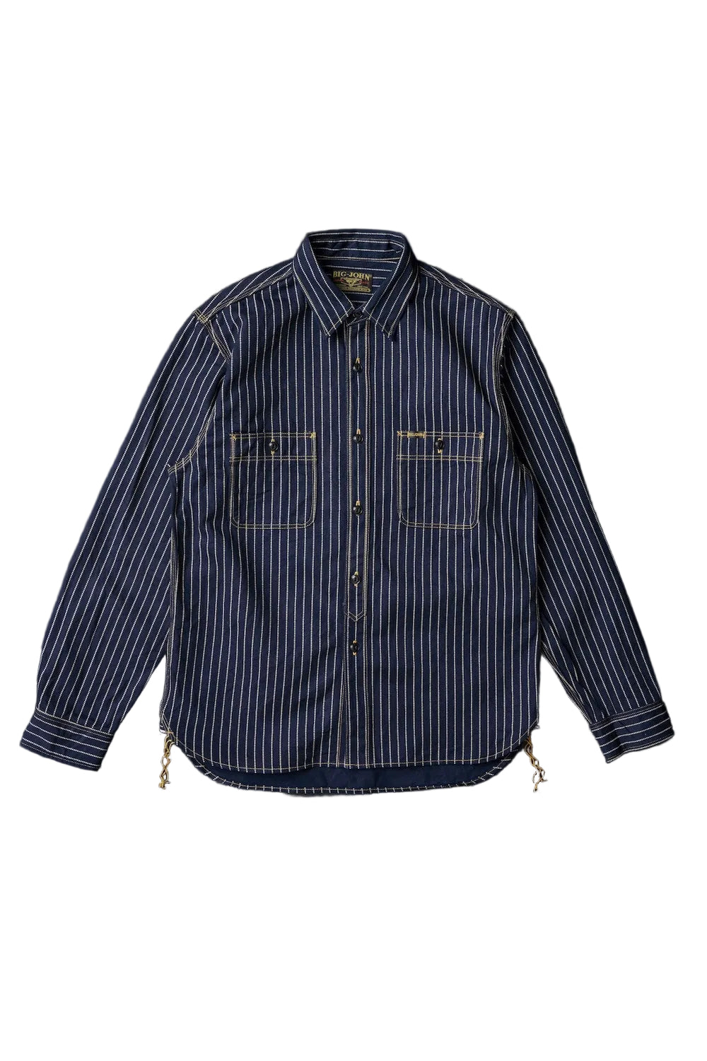 Big John - 10oz Selvedge Denim Wabash Work Shirt [MS005E (055P)] COMING SOON*