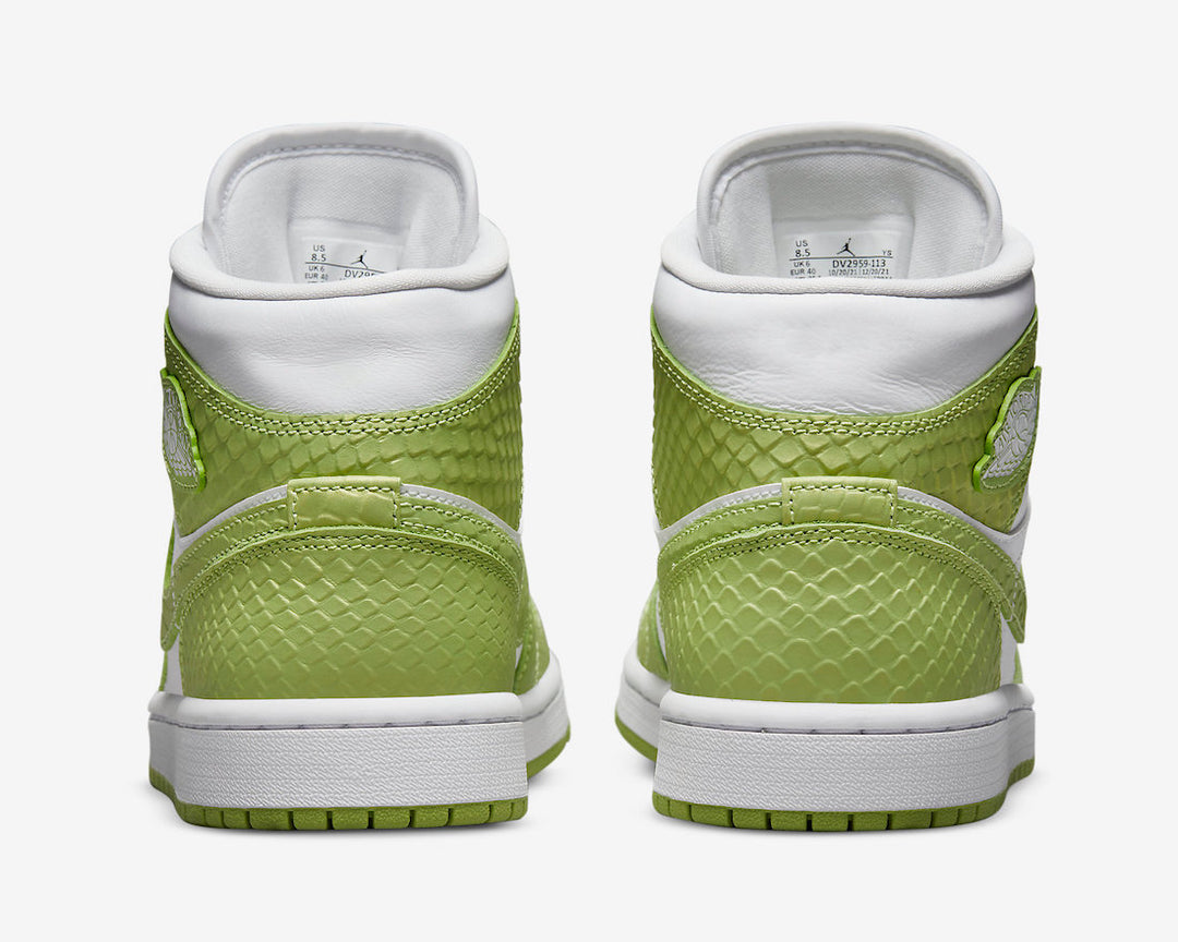 Nike Air Jordan 1 Mid SE (W) Green Python - DV2959 113