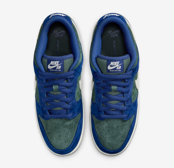 Nike SB Dunk Low Pro Deep Royal Blue & Vintage Green - HF3704 400