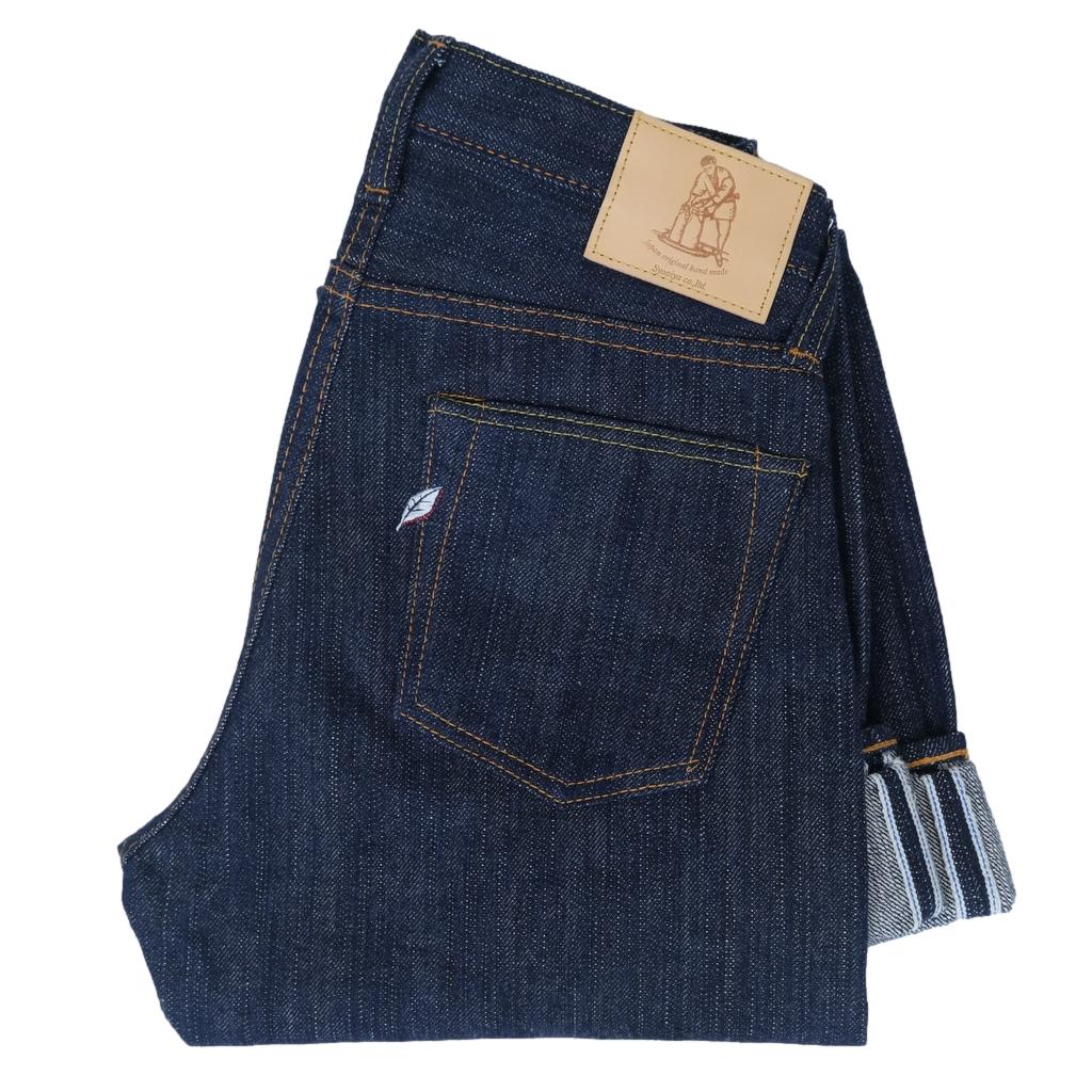Pure Blue Japan - Woven 15oz Kasuri Denim Jeans Slim Tapered Wash [KS-15oz-013]