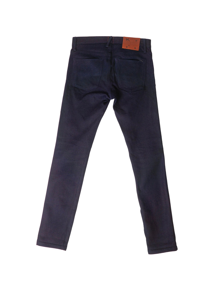 Kato - Navy Selvedge Slim Tapered Jeans