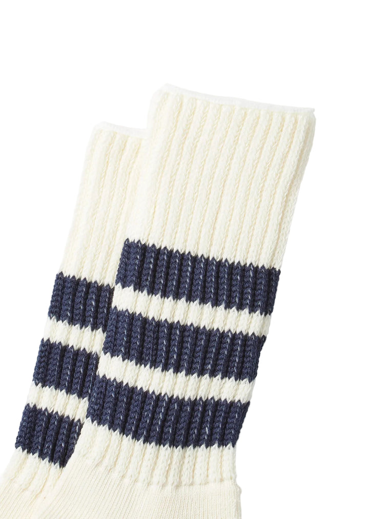 Rototo - Organic Coarse Ribbed Oldschool Crew Socks [R1255]