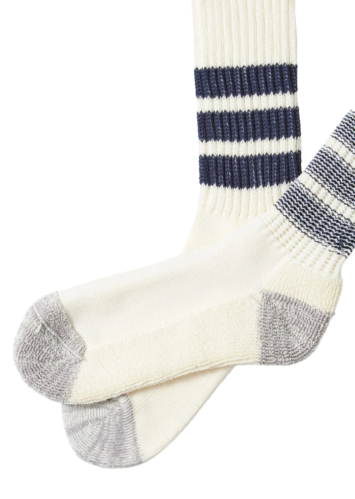 Rototo - Organic Coarse Ribbed Oldschool Crew Socks [R1255]