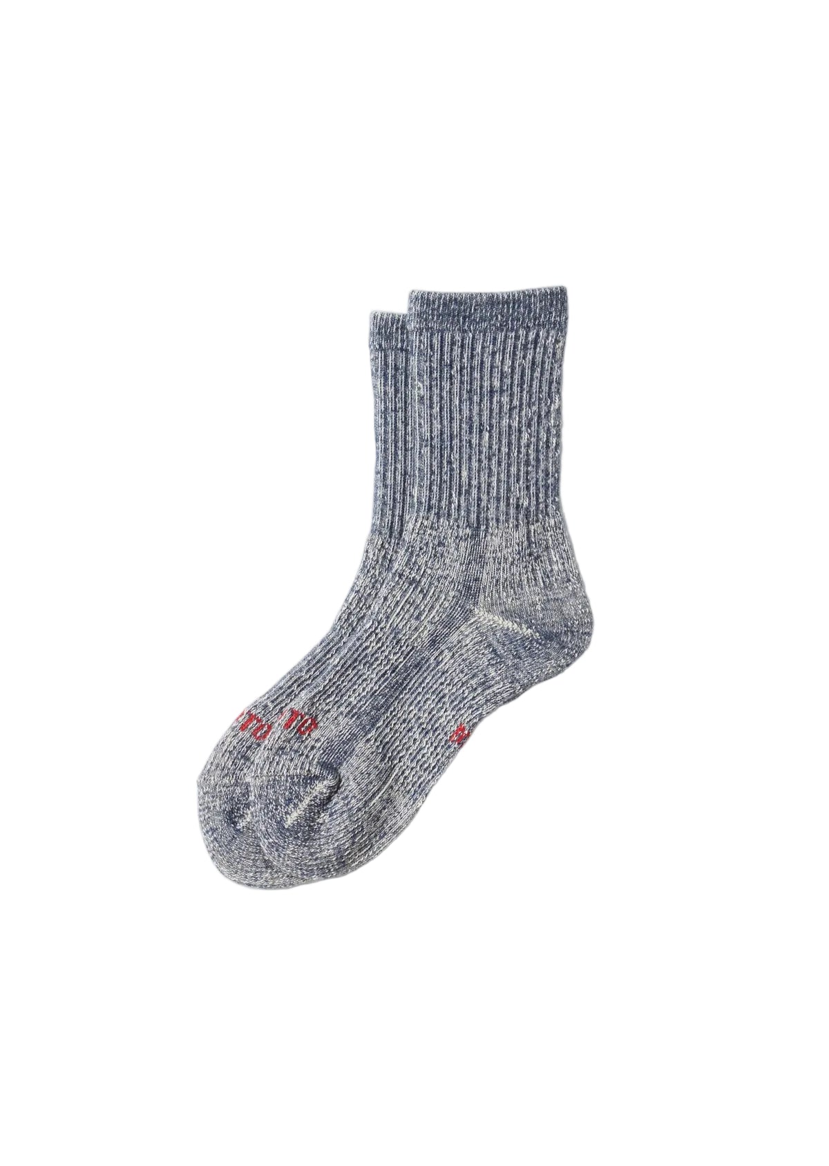 Rototo - Double Face Mini Crew Socks Navy [R1508]