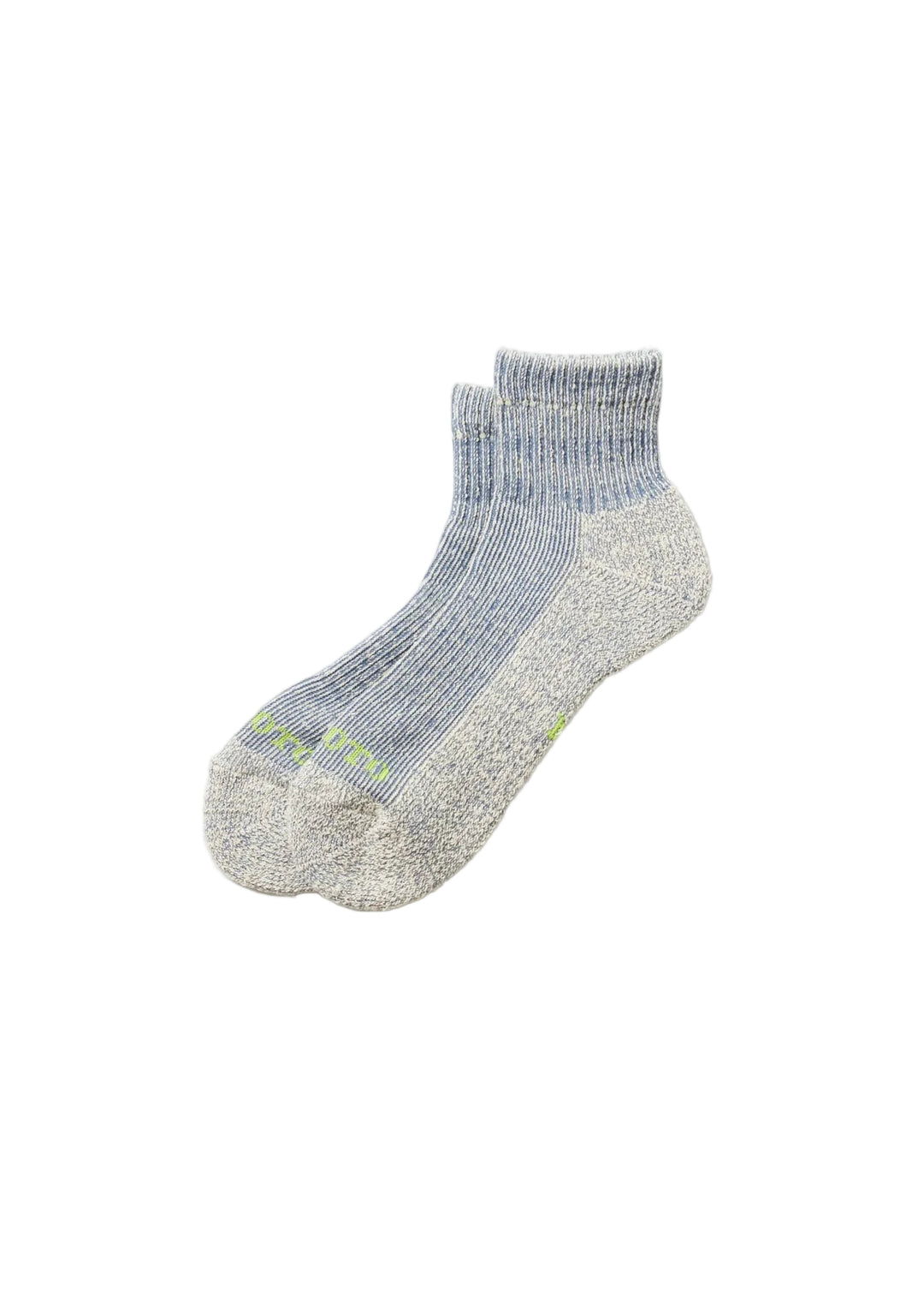 Rototo - Hemp/Organic Pile Ankle Socks Blue [R1509]