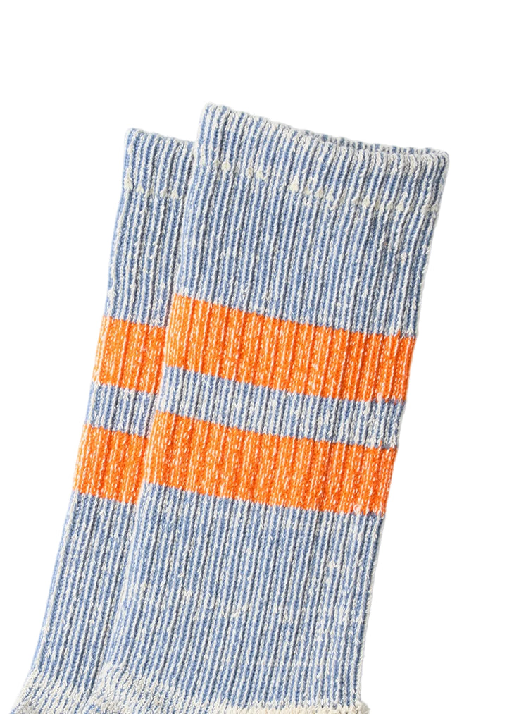 Rototo - Pile Stripe Marl Crew Socks [R1589]