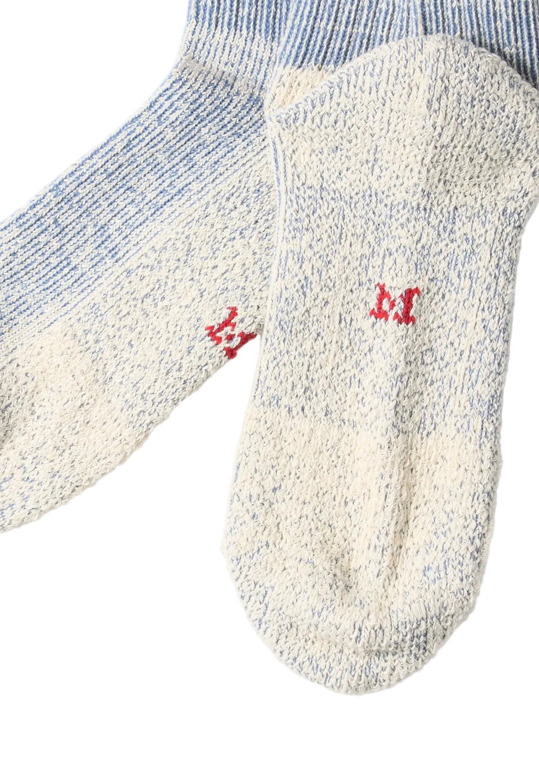 Rototo - Pile Stripe Marl Crew Socks [R1589]