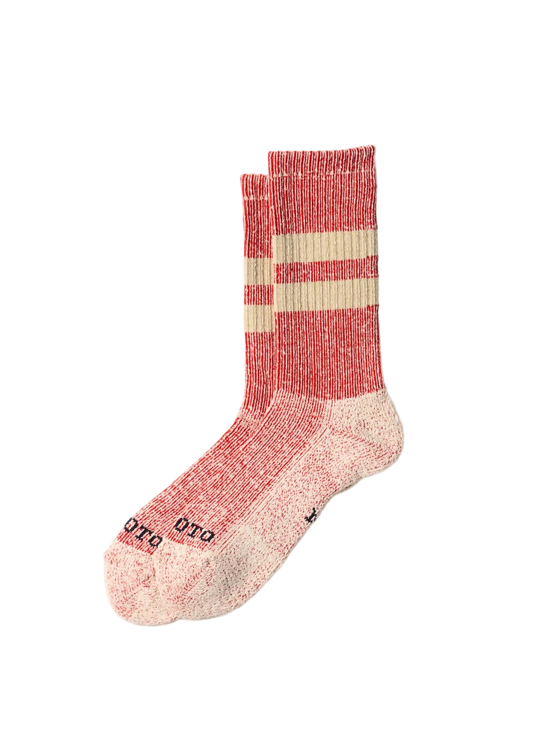 Rototo - Pile Stripe Marl Crew Socks [R1589]