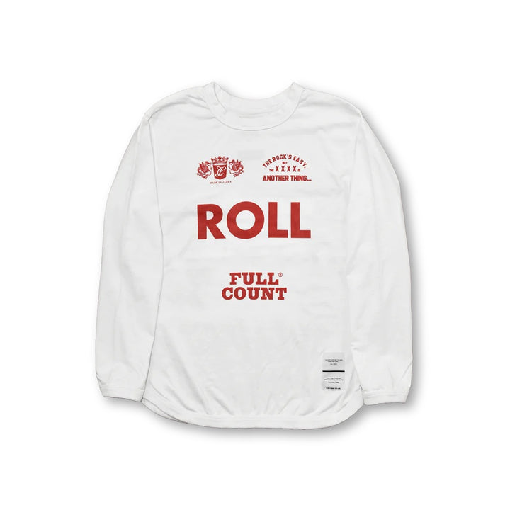 Full Count Flat Seam Heavyweight L/S T-Shirt - White