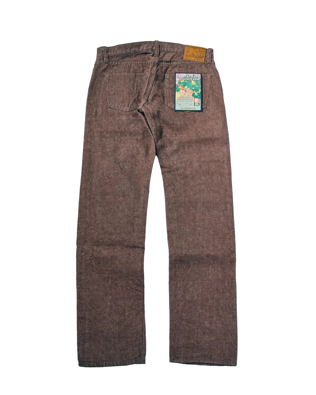 Samurai Jeans - 15oz Kanoko Brown Selvedge Jeans [S0150BRX] ON PREORDER*