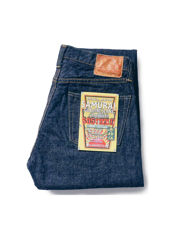 Samurai "Otokogi" 15oz Slim Taper Jeans [S0511XXⅡ]