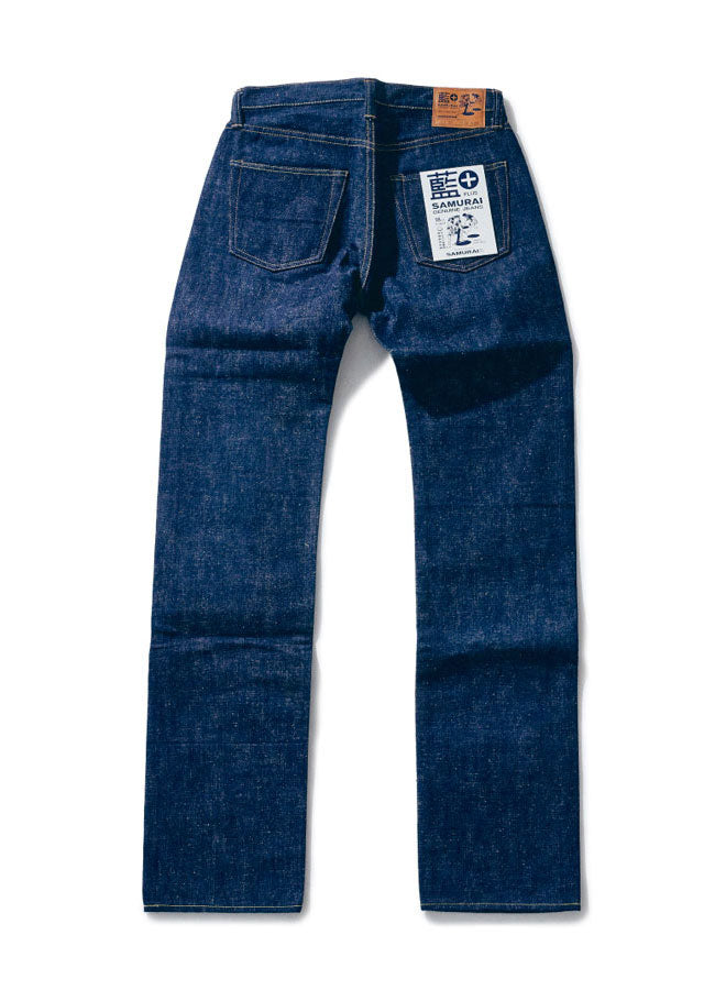 Samurai Jeans S500AX Ai-Plus 18oz selvedge raw denim jeans, detail shot