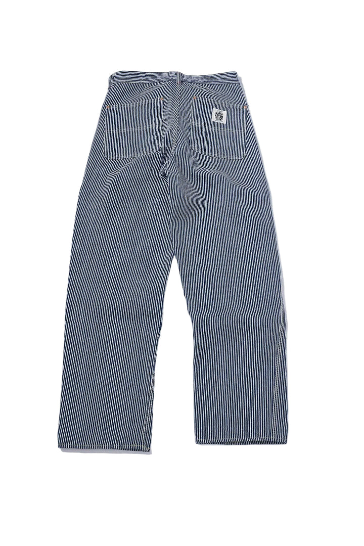 Samurai Jeans SM810DX-HC 17oz hickory stripe denim work pants, back view