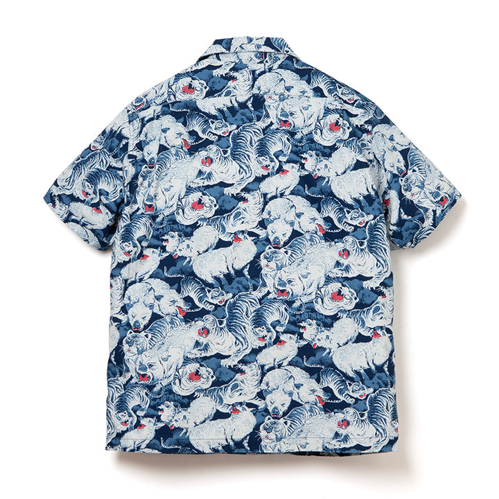 Studio D'Artisan Hyakbuta Aloha Shirt [SP-091] - Indigo