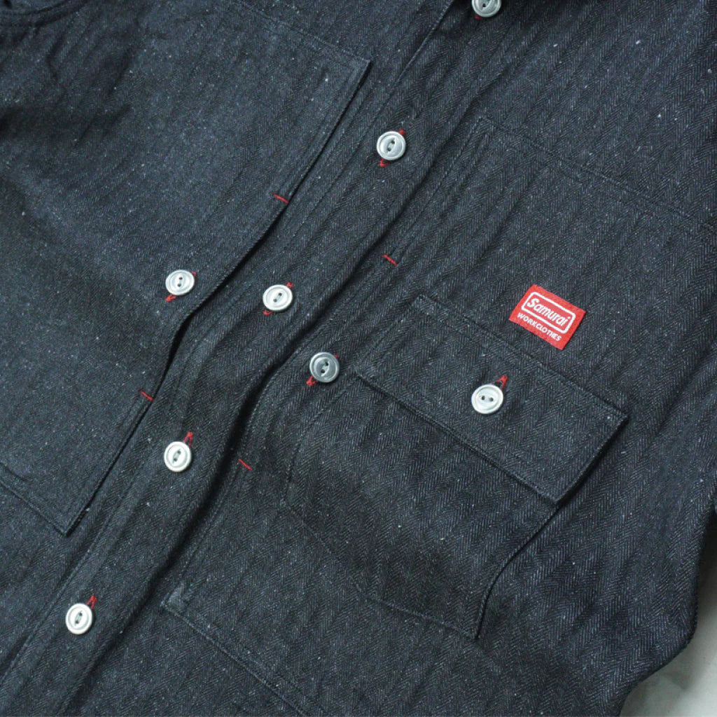 Samurai - Shawl Collar Long Sleeve Shirt [SWCPS-HB]