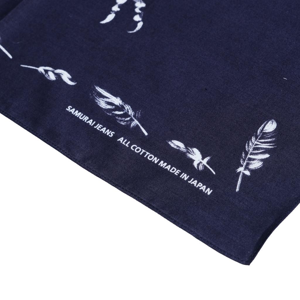 Samurai Yatagarasu Crow Bandana - Blue [SJ-BANDANA-02]