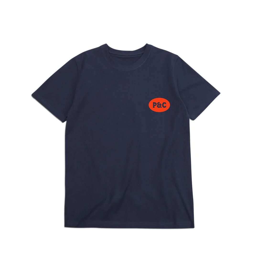 Private & Co. "Lucky Cat" Tee - Navy