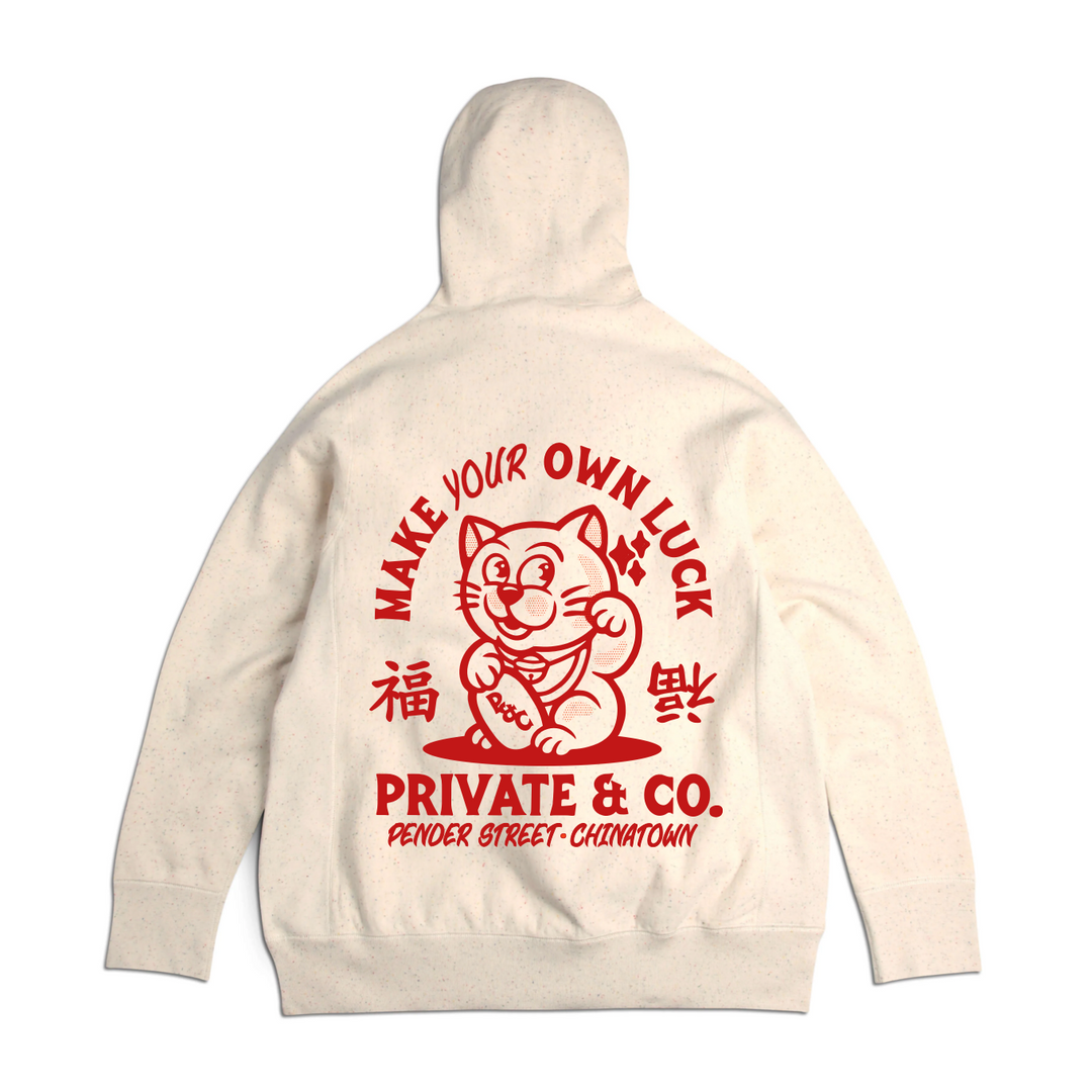 Private Co. Lucky Cat Hoodie Confetti Medium Confetti