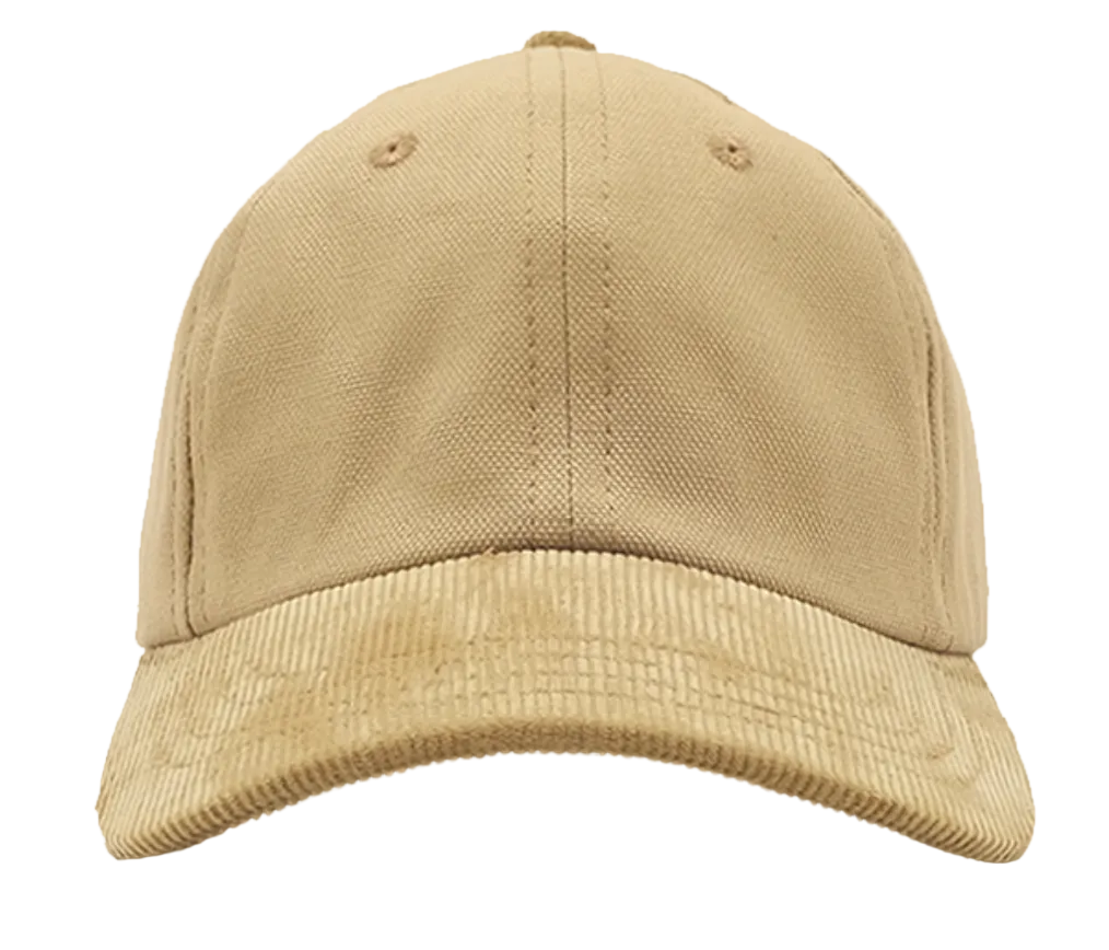 Dehen 1920 - Canvas & Fawn Corduroy Baseball Hat [BC02-TNFN-A]