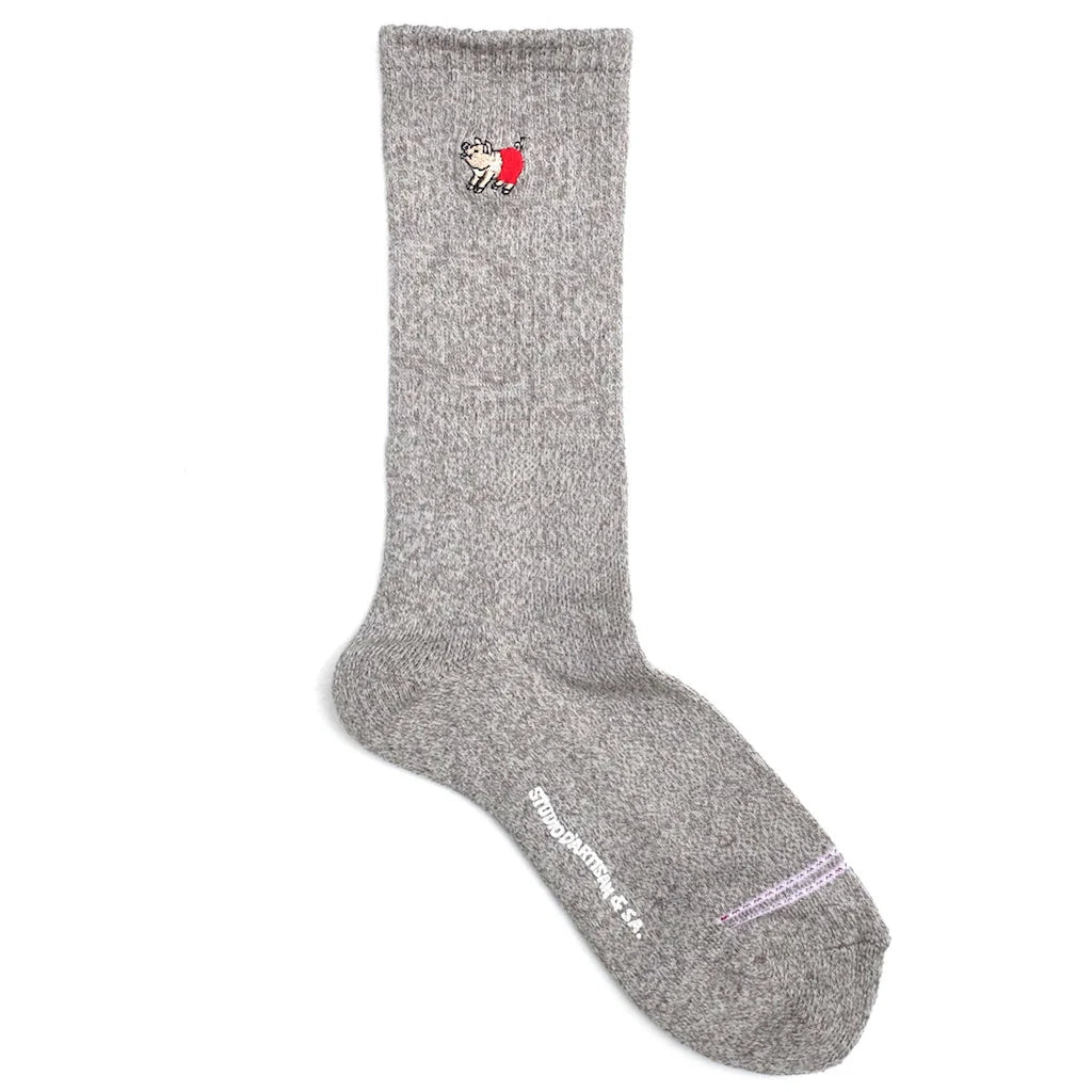 Studio D'Artisan - Heather Long Socks Grey [7305]