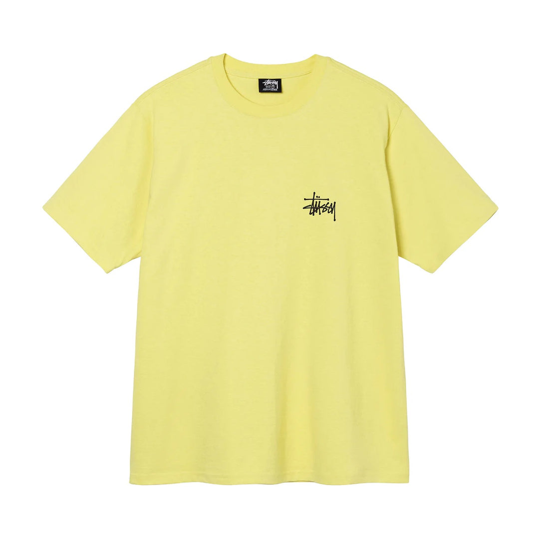 Stüssy Basic Tee Shirt Yellow