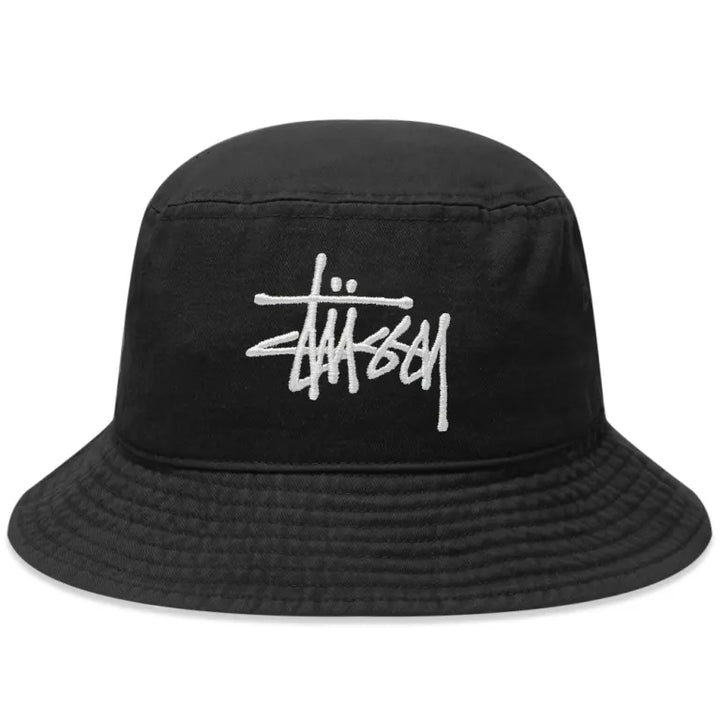 Stussy Big Basic Bucket Hat Black