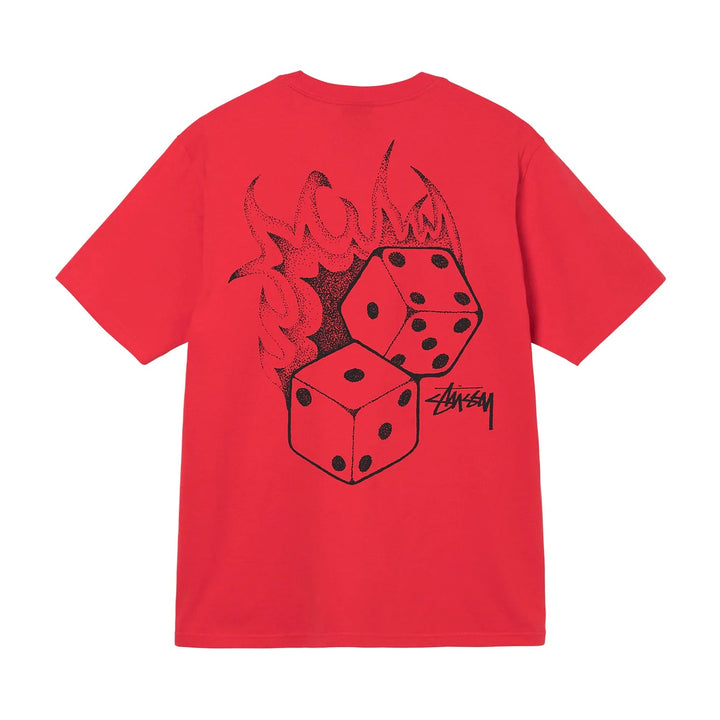 Stüssy Fire Dice Tee Shirt Red