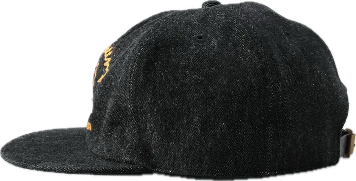 The Flat Head - Speed Queen Denim Hat Black [FN-HC008]