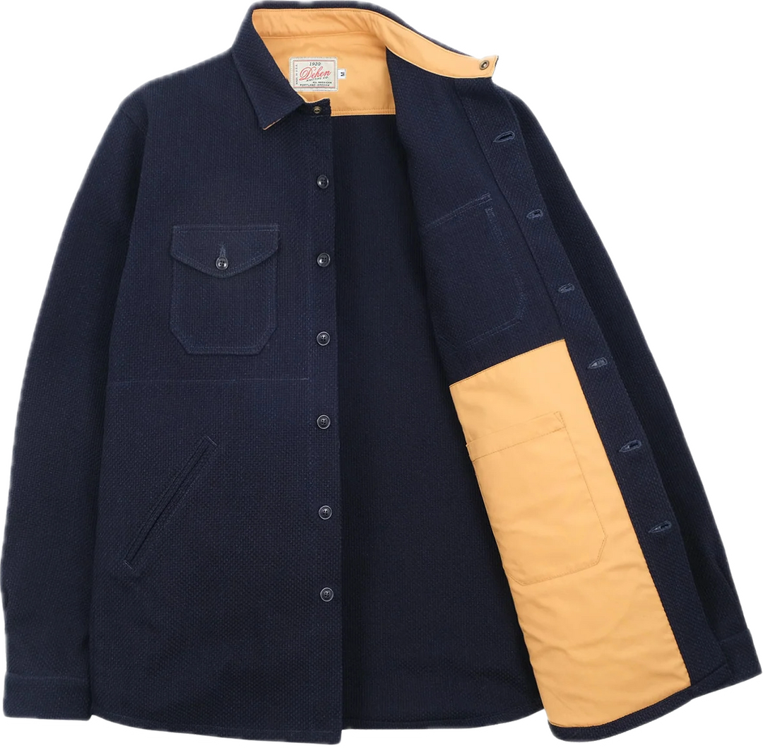 Dehen 1920 - Crissman Overshirt Indigo Sashiko