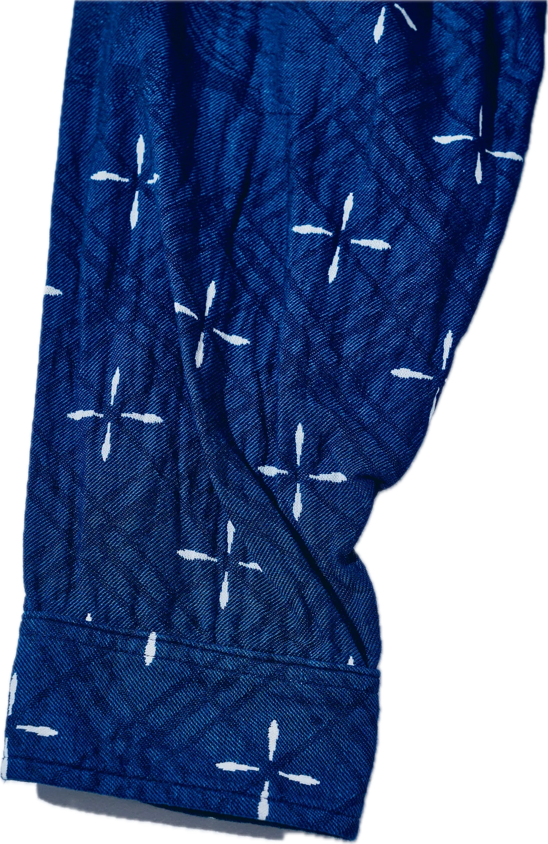 Samurai - Narihirabishi Goldfish Pattern Jacquard Work Shirt [SSS25-02] ON PREORDER*