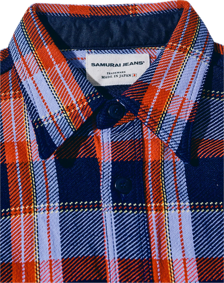 Samurai - Heavy Indigo Flannel Purple [SIN25-01W] ON PREORDER*
