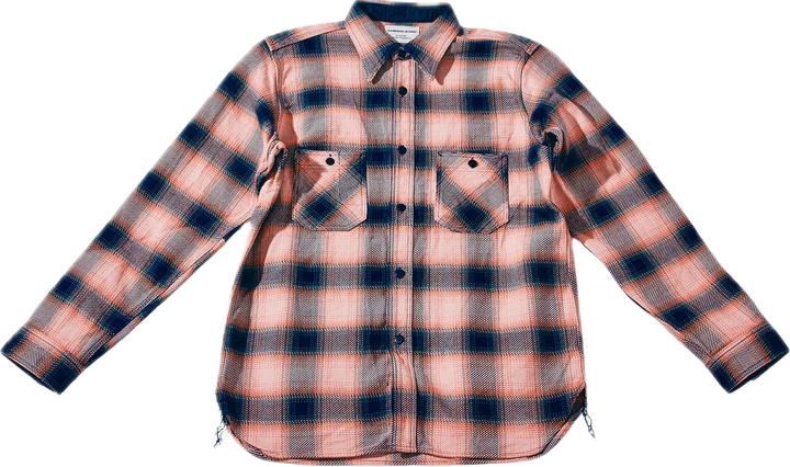 Samurai - Heavy Indigo Flannel Pink [SIN25-01W] ON PREORDER*
