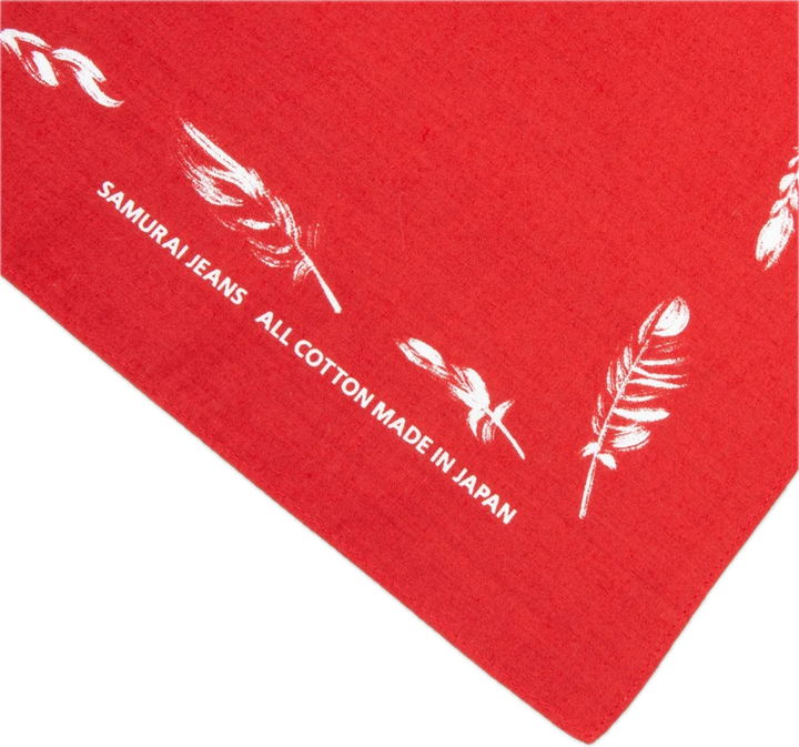 Samurai Yatagarasu Crow Bandana - Red [SJ-BANDANA-02H]